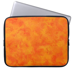 Housse Pour Ordinateur Portable Modèle abstrait orange