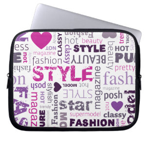 Housse Pour Ordinateur Portable Modèle de mode Style Beauté Ordinateur portable Co