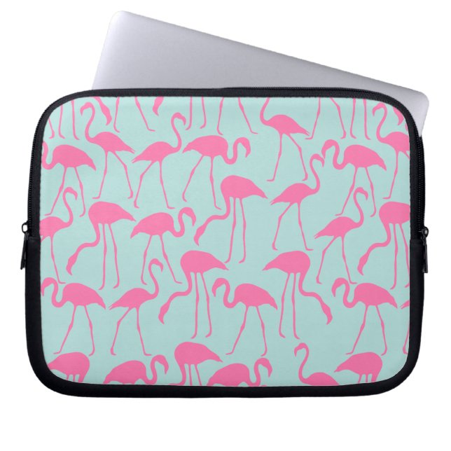 Housse Pour Ordinateur Portable Modèle Flamingo rose cool (Devant)