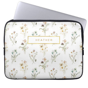 Housse Pour Ordinateur Portable Modèle floral