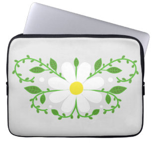Housse Pour Ordinateur Portable Modèle floral marais