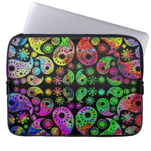 Housse Pour Ordinateur Portable Modèle génial coloré de Paisley
