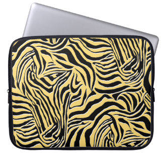 Housse Pour Ordinateur Portable Modèle zèbre sans couture, animal. papier peint, a