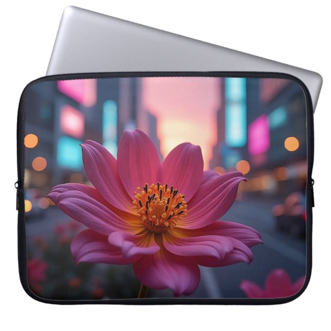 Housse Pour Ordinateur Portable Modern Sunrise Bloom 15' (Devant)