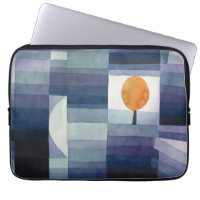 Moderne Abstrait Géométrique Bleu Orange Klee