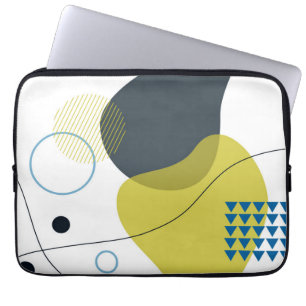Housse Pour Ordinateur Portable Moderne, Memphis, cool, unique, illustration tenda