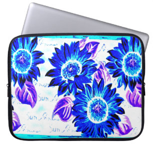 Housse Pour Ordinateur Portable Modifier la couleur Bleu Tournesol