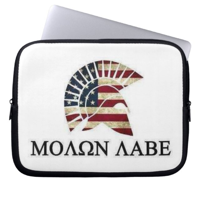 HOUSSE POUR ORDINATEUR PORTABLE MOLON LABE (Devant)