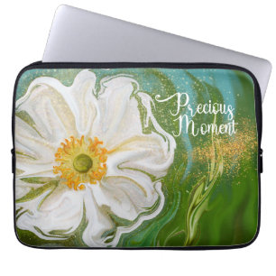 Housse Pour Ordinateur Portable Moment précieux - Puissance de fleur de l'anémone