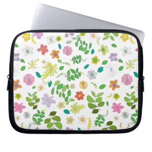Housse Pour Ordinateur Portable Mon design de fleurs 6