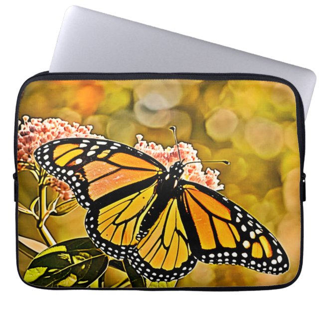 Housse Pour Ordinateur Portable  Monarch Butterfly Garden Art (Devant)