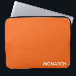 Housse Pour Ordinateur Portable Monarch butterfly orange color name<br><div class="desc">Monarch butterfly orange color name</div>