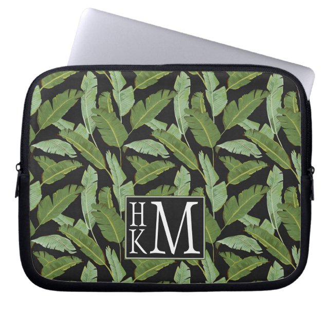 Housse Pour Ordinateur Portable Monogramme des palmettes | (Devant)