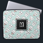 Housse Pour Ordinateur Portable Monogramme mignon de motif de chien de Terrier de<br><div class="desc">Depuis que j'ai adopté mon chien de pitbull,  Nami,  je suis devenu un avocat pour des pitbulls. Ils sont si loyaux et affectueux. J'ai dessiné différents genres de pitbulls avec la diverse expression du visage utilisant un stylo à l'encre de brosse.</div>