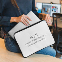 Monogramme minimaliste ou ajouter un logo
