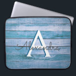 Housse Pour Ordinateur Portable Monogramme nautique Rustique Bleu Grange Bois<br><div class="desc">Coque d'ordinateur portable Monogramme Nautique Rustique Blue Barn Wood. Ce coque peut être customisé pour inclure votre nom initial et prénom. Si vous souhaitez faire correspondre des articles,  veuillez contacter le concepteur.</div>