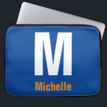 Housse Pour Ordinateur Portable Monogramme Nom propre Initiale moderne Plaine mini<br><div class="desc">Vous pouvez modifier les informations avec vos propres informations personnelles avec des outils de modification simples et utiles. Ainsi,  vous aurez un produit qui vous est totalement unique.</div>