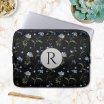 Housse Pour Ordinateur Portable Monogramme Oubliez-Moi Pas Aquarelle Florale Bleue<br><div class="desc">Voici notre Monogrammed Oubliez-moi pas Blue Floral Watercolor Coque électronique! Doté d'une charmante illustration de l'aquarelle de l'oubli-moi-pas sur un arrière - plan bleu serein. Personnalisez-le avec vos initiales pour une touche d'élégance florale.</div>