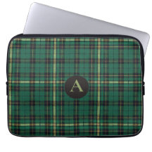Monogramme Tartan Vert