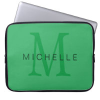 Monogramme vert mer professionnel Votre nom