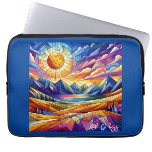 Housse Pour Ordinateur Portable Montagne de verre tendu