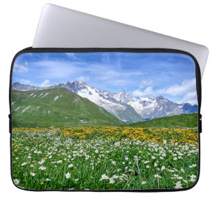 Housse Pour Ordinateur Portable Montagnes Swiss Alps Valley Spring
