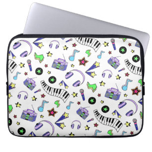 Housse Pour Ordinateur Portable Montez la musique