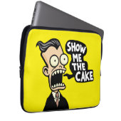 Housse Pour Ordinateur Portable Montre-moi le gâteau (Devant droit)
