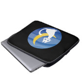 Housse Pour Ordinateur Portable Moonlight white cat (Devant bas)