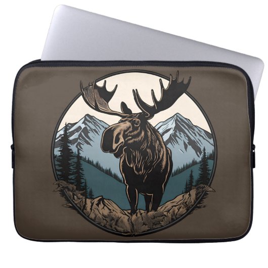 Housse Pour Ordinateur Portable Moose Mountain (Devant)