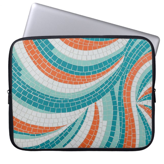 Housse Pour Ordinateur Portable mosaic wave (Devant)
