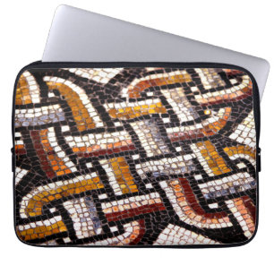 Housse Pour Ordinateur Portable Mosaïque romaine couleur automne