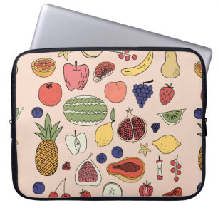 Housse Pour Ordinateur Portable Motif à main de fruits