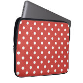 Housse Pour Ordinateur Portable Motif à pois (Devant droit)