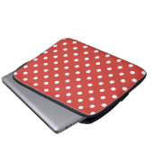 Housse Pour Ordinateur Portable Motif à pois (Devant bas)
