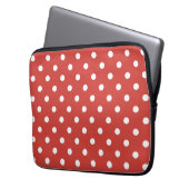 Housse Pour Ordinateur Portable Motif à pois (devant gauche)