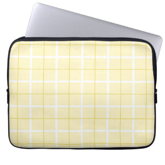 Housse Pour Ordinateur Portable Motif à rayures verticales de couleur douce et des