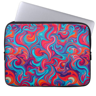 Housse Pour Ordinateur Portable Motif Abstrait Coloré