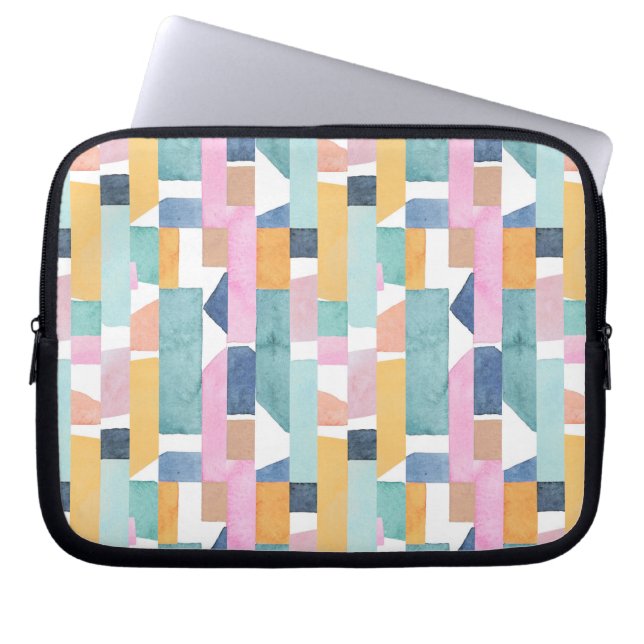Housse Pour Ordinateur Portable Motif abstrait de forme d'aquarelle (Devant)