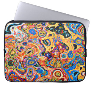 Housse Pour Ordinateur Portable Motif Abstrait dynamique et dynamique