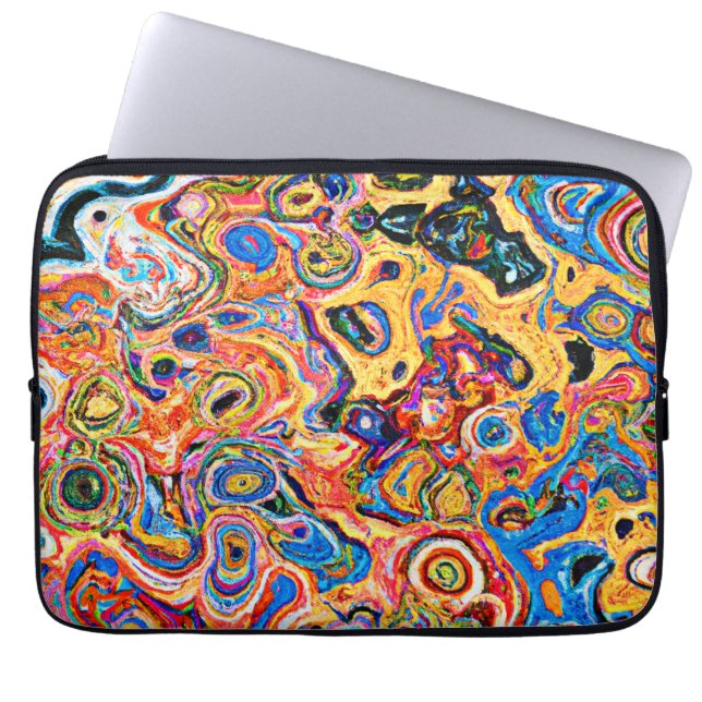 Housse Pour Ordinateur Portable Motif Abstrait dynamique et dynamique (Devant)