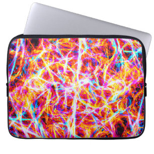 Housse Pour Ordinateur Portable Motif Abstrait électrique dynamique