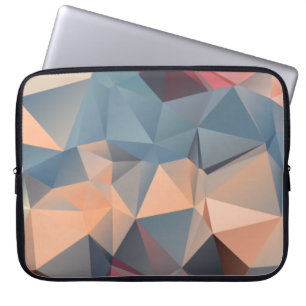 Housse Pour Ordinateur Portable Motif Abstrait en mosaïque polygonale sans soudur