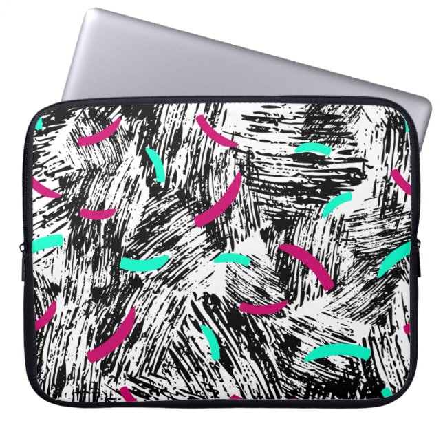 Housse Pour Ordinateur Portable Motif Abstrait moderne. (Devant)