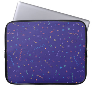 Housse Pour Ordinateur Portable Motif Abstrait rétro