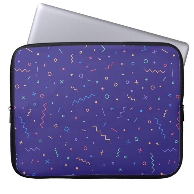 Housse Pour Ordinateur Portable Motif Abstrait rétro (Devant)