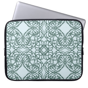 Housse Pour Ordinateur Portable motif Abstrait sans faille avec éléments de la vil