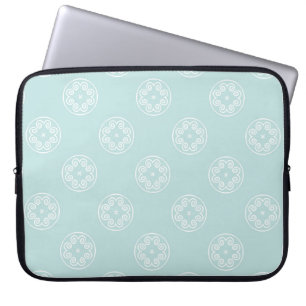 Housse Pour Ordinateur Portable motif Abstrait sans soudure de poudre bleu couleur