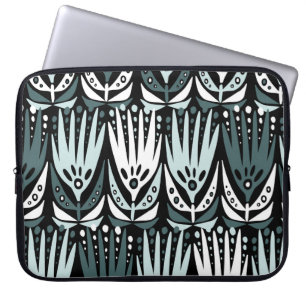 Housse Pour Ordinateur Portable Motif abstrait vintage moderne et transparent avec