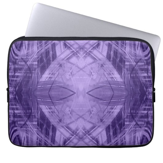 Housse Pour Ordinateur Portable Motif abstrait violet (Devant)